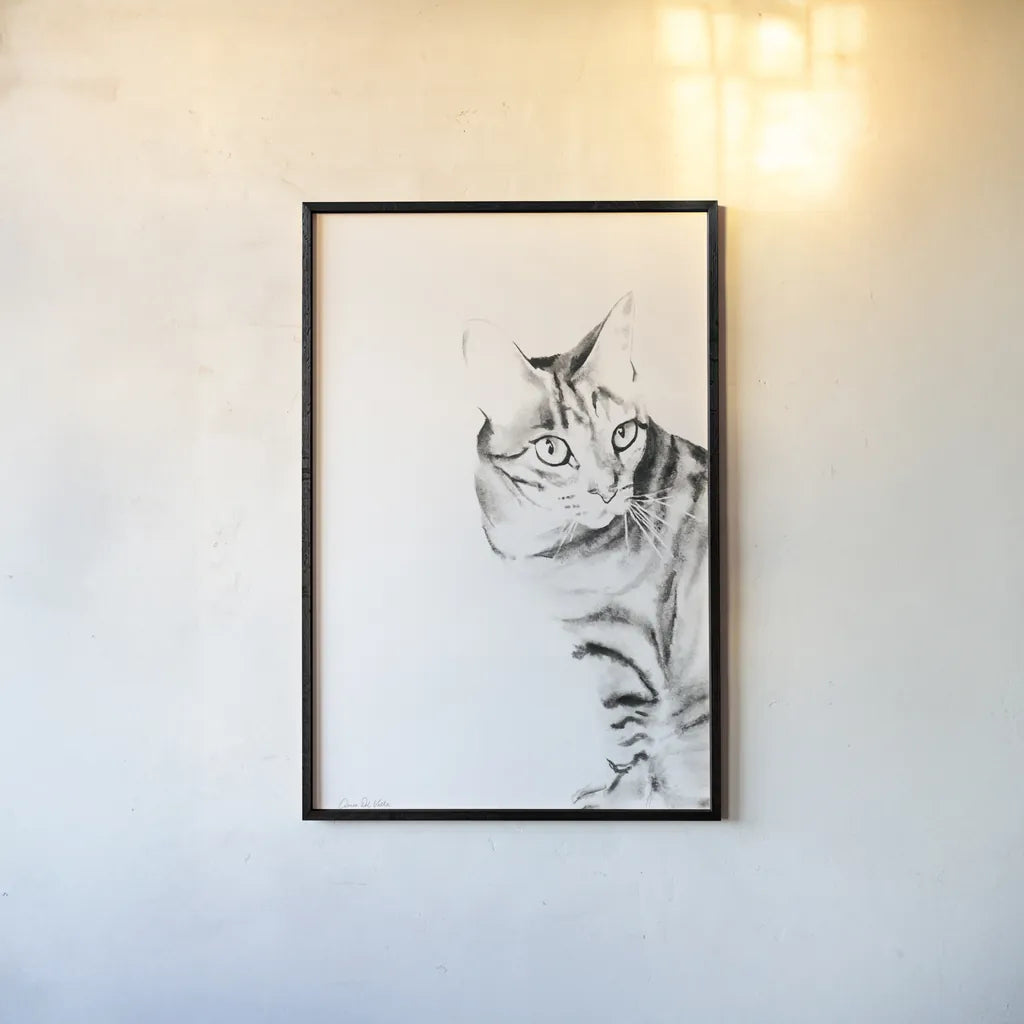 Sadie Crop by Aimee Del Valle. shown as a paper print in a black flame. Available as a archival giclee rolled canvas, fine art paper, or poster print. SKU 45778h.