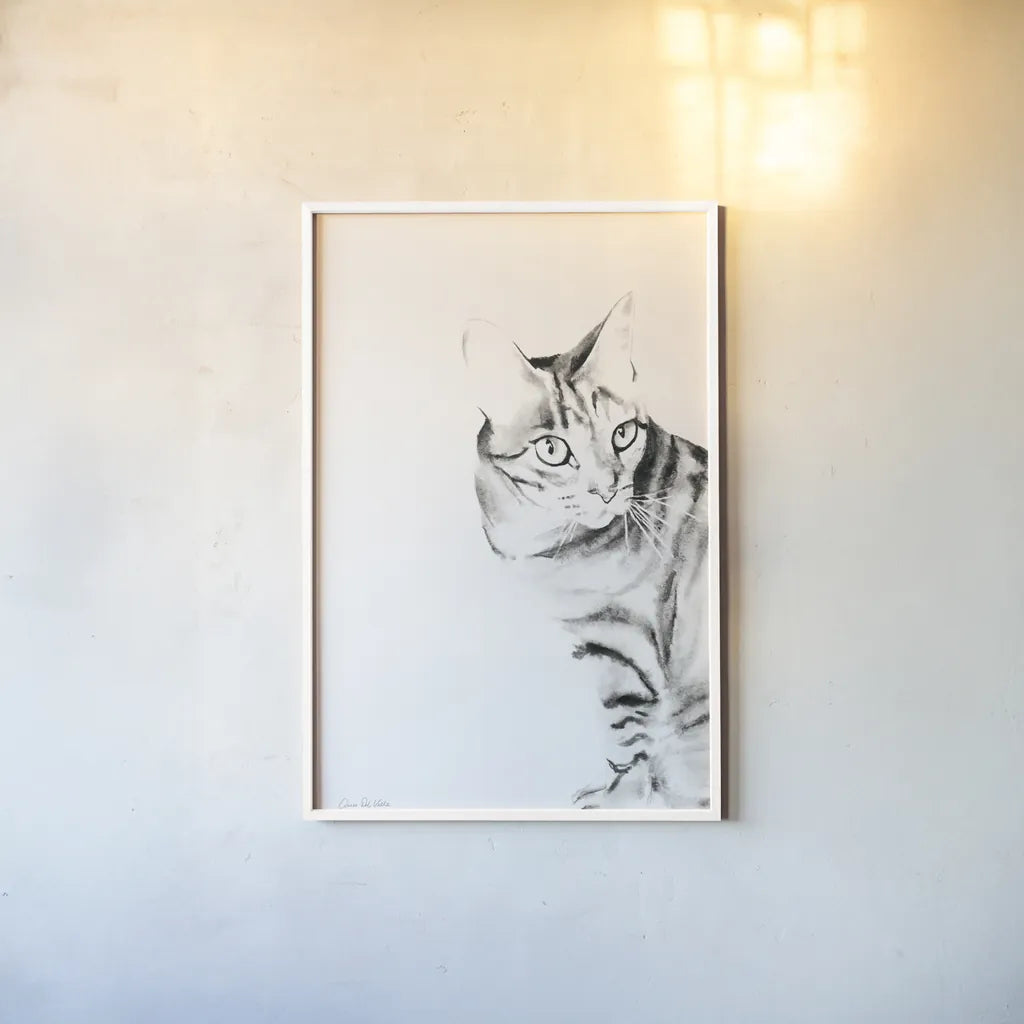 Sadie Crop by Aimee Del Valle. shown as a paper print in a white frame. Available as a archival giclee rolled canvas, fine art paper, or poster print. SKU 45778h.