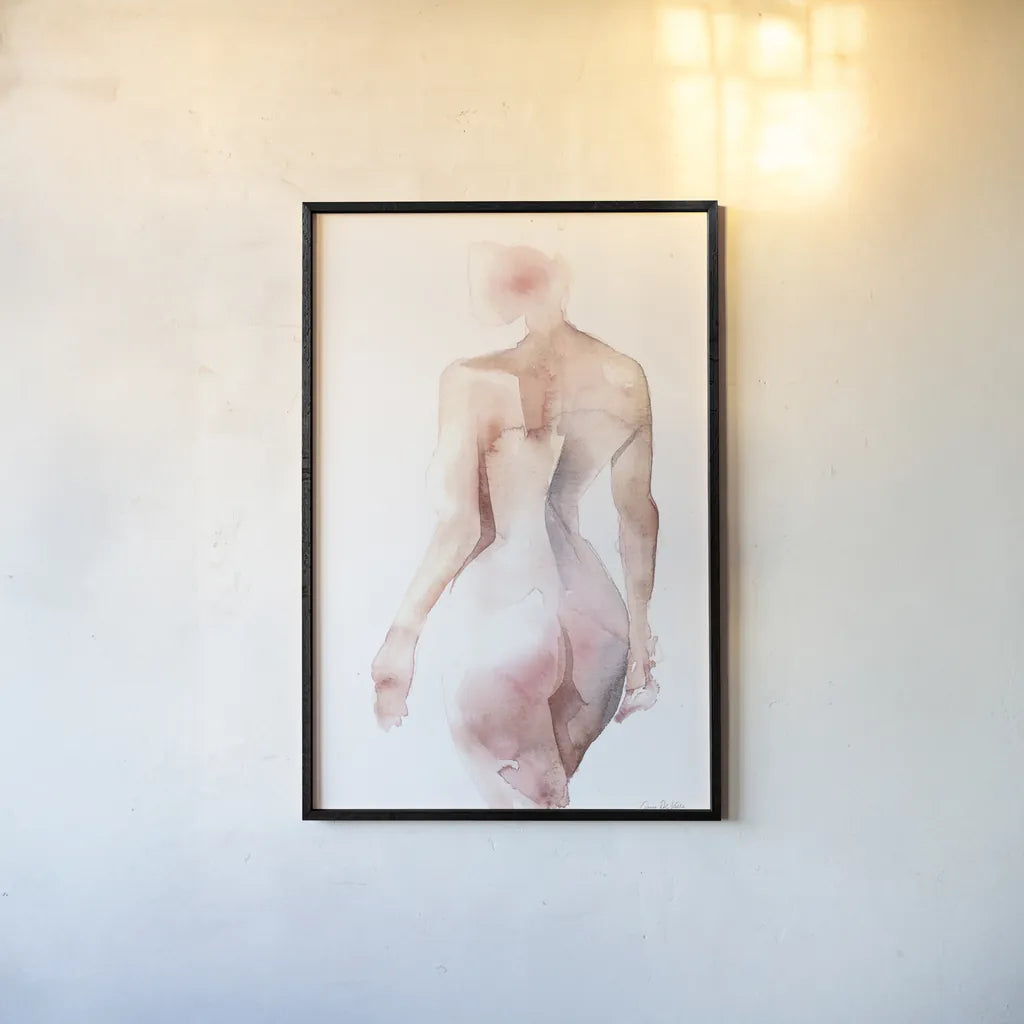 Solace III by Aimee Del Valle. shown as a paper print in a black flame. Available as a archival giclee rolled canvas, fine art paper, or poster print. SKU 64958h.