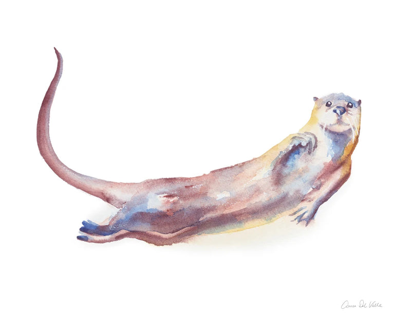 Swimming Otter I by Aimee Del Valle