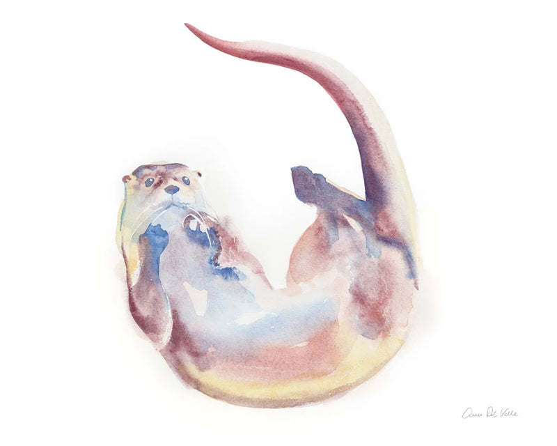 Swimming Otter II by Aimee Del Valle
