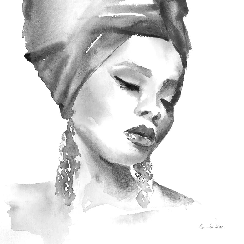 Woman II BW Crop by Aimee Del Valle. SKU 67207a. Archival Giclee Fine art print for wall decor.