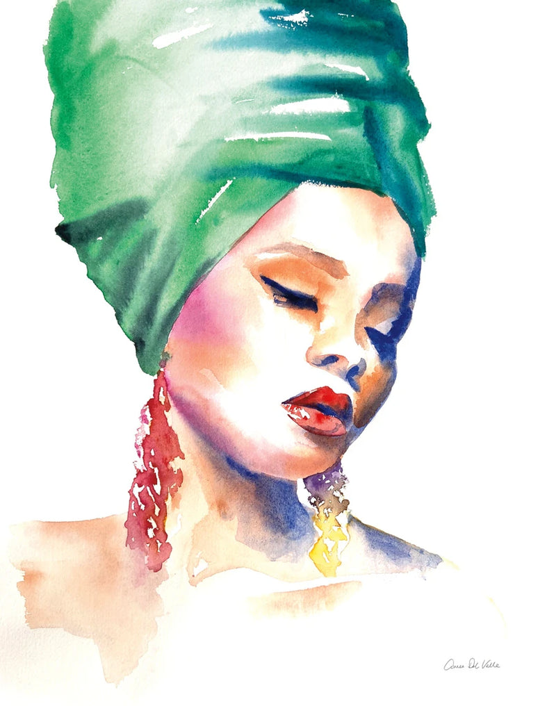 Woman in Green by Aimee Del Valle