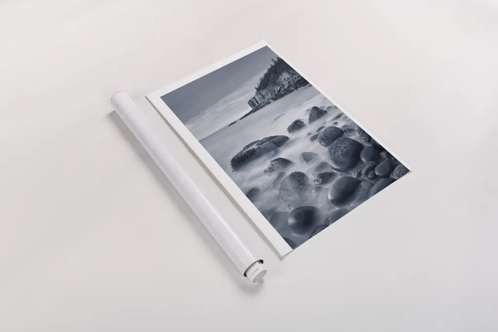 Acadia Coast by Alan Majchrowicz. shown as a rolled paper print. Available as archival giclee rolled canvas, fine art paper, or poster print. SKU 33905h.