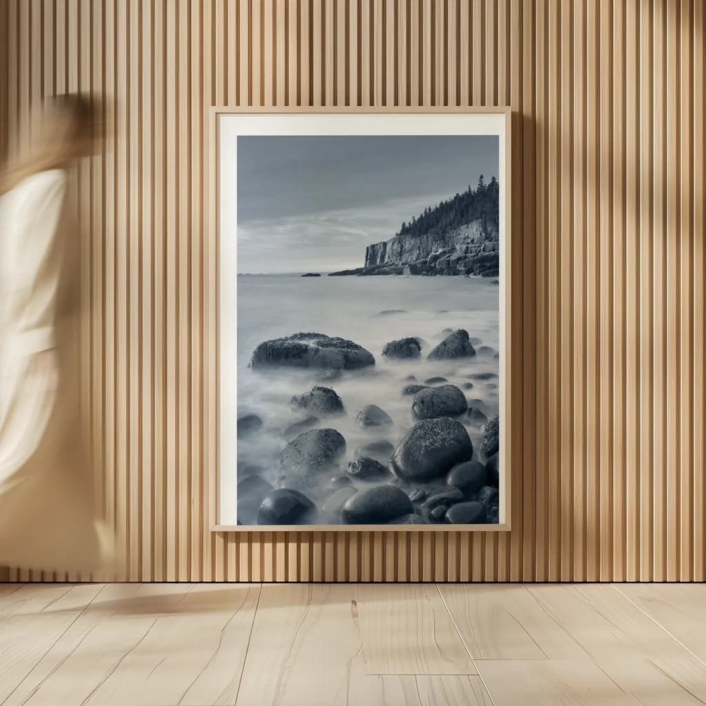 Acadia Coast by Alan Majchrowicz. shown as over sized large wall art. Available as an archival giclee rolled canvas, fine art paper, or poster print. SKU 33905h.