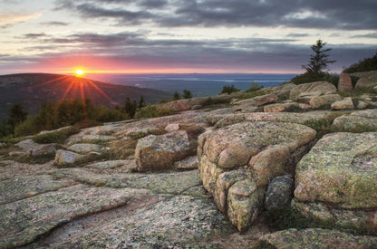 Acadia National Park Sunset by Alan Majchrowicz. SKU 53747i. Archival Giclee Fine art print for wall decor.