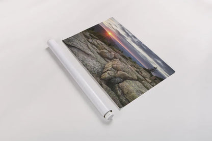 Acadia National Park Sunset by Alan Majchrowicz. shown as a rolled paper print. Available as archival giclee rolled canvas, fine art paper, or poster print. SKU 53747i.