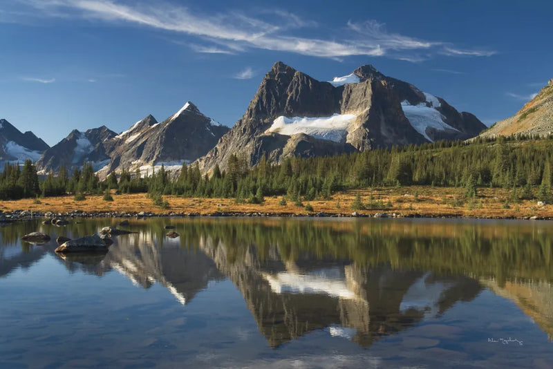 Amethyst Lake Reflection by Alan Majchrowicz. SKU 28092i. Archival Giclee Fine art print for wall decor.