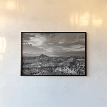 Angel Peak New Mexico by Alan Majchrowicz. shown as a paper print in a black flame. Available as a archival giclee rolled canvas, fine art paper, or poster print. SKU 88891i.
