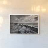 Avalon Peninsula by Alan Majchrowicz. shown as a paper print in a white frame. Available as a archival giclee rolled canvas, fine art paper, or poster print. SKU 88896i.