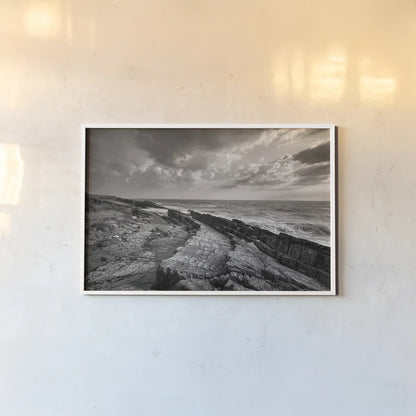 Avalon Peninsula by Alan Majchrowicz. shown as a paper print in a white frame. Available as a archival giclee rolled canvas, fine art paper, or poster print. SKU 88896i.