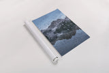 Baron Lake Monte Verita Peak Sawtooth Mountains I by Alan Majchrowicz. shown as a rolled paper print. Available as archival giclee rolled canvas, fine art paper, or poster print. SKU 81521h.