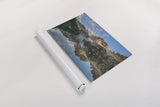 Baron Lake Monte Verita Peak Sawtooth Mountains II by Alan Majchrowicz. shown as a rolled paper print. Available as archival giclee rolled canvas, fine art paper, or poster print. SKU 81522i.