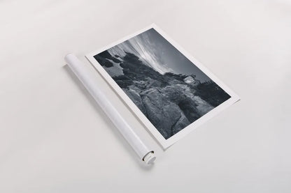 Bass Harbor Head Sunset by Alan Majchrowicz. shown as a rolled paper print. Available as archival giclee rolled canvas, fine art paper, or poster print. SKU 33906i.