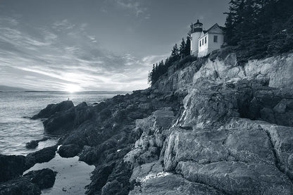 Bass Harbor Head Sunset no Border by Alan Majchrowicz. SKU 34040i. Archival Giclee Fine art print for wall decor.