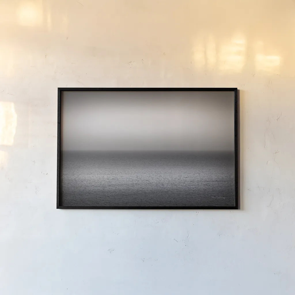 Bay of Fundy BW by Alan Majchrowicz. shown as a paper print in a black flame. Available as a archival giclee rolled canvas, fine art paper, or poster print. SKU 73661i.