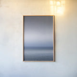 Bay of Fundy Fog by Alan Majchrowicz. shown as a paper print in a natural frame. Available as a archival giclee rolled canvas, fine art paper, or poster print. SKU 47840h.