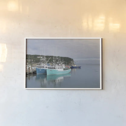 Bay of Fundy I by Alan Majchrowicz. shown as a paper print in a white frame. Available as a archival giclee rolled canvas, fine art paper, or poster print. SKU 47837i.