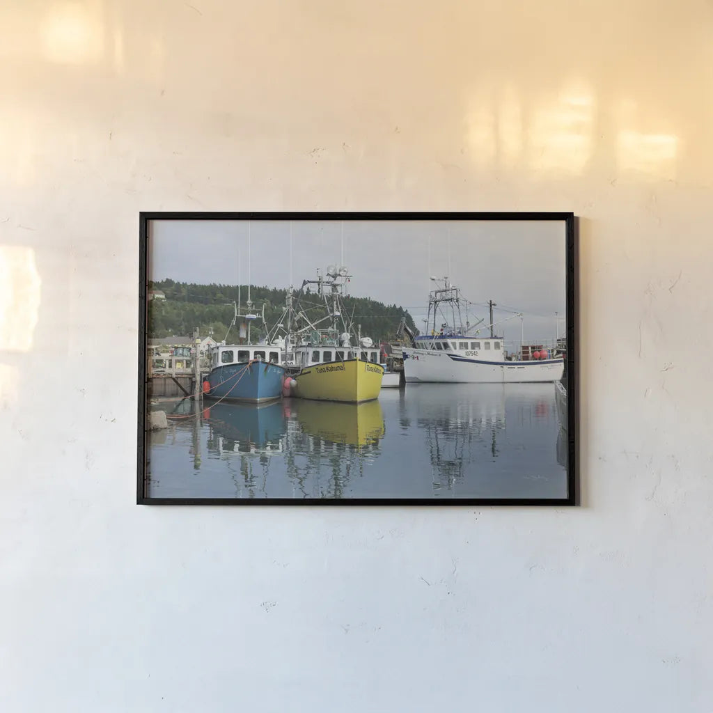 Bay of Fundy II by Alan Majchrowicz. shown as a paper print in a black flame. Available as a archival giclee rolled canvas, fine art paper, or poster print. SKU 47838i.