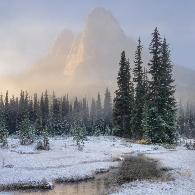 Bell Mountain North Cascades II by Alan Majchrowicz. SKU 67696a. Archival Giclee Fine art print for wall decor.
