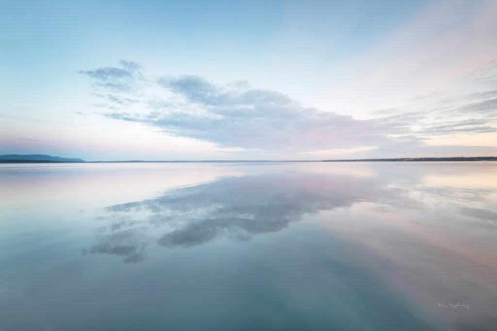 Bellingham Bay Clouds Reflection I by Alan Majchrowicz. SKU 61441i. Archival Giclee Fine art print for wall decor.