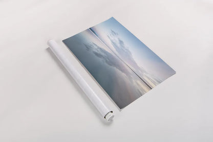 Bellingham Bay Clouds Reflection I by Alan Majchrowicz. shown as a rolled paper print. Available as archival giclee rolled canvas, fine art paper, or poster print. SKU 61441i.