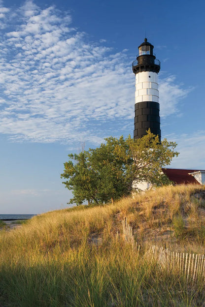 Big Sable Point Lighthouse II by Alan Majchrowicz. SKU 50033h. Archival Giclee Fine art print for wall decor.