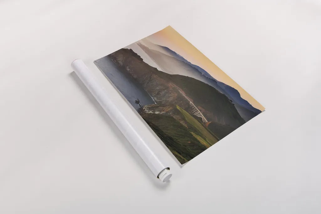 Big Sur I by Alan Majchrowicz. shown as a rolled paper print. Available as archival giclee rolled canvas, fine art paper, or poster print. SKU 46104i.