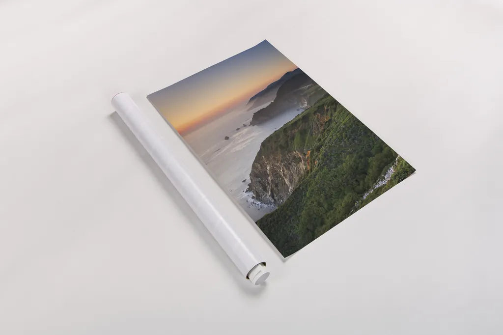 Big Sur II by Alan Majchrowicz. shown as a rolled paper print. Available as archival giclee rolled canvas, fine art paper, or poster print. SKU 46105h.