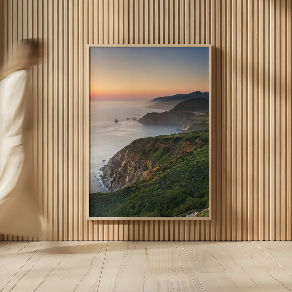 Big Sur II by Alan Majchrowicz. shown as over sized large wall art. Available as an archival giclee rolled canvas, fine art paper, or poster print. SKU 46105h.