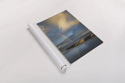 Blue Rocks by Alan Majchrowicz. shown as a rolled paper print. Available as archival giclee rolled canvas, fine art paper, or poster print. SKU 46106h.