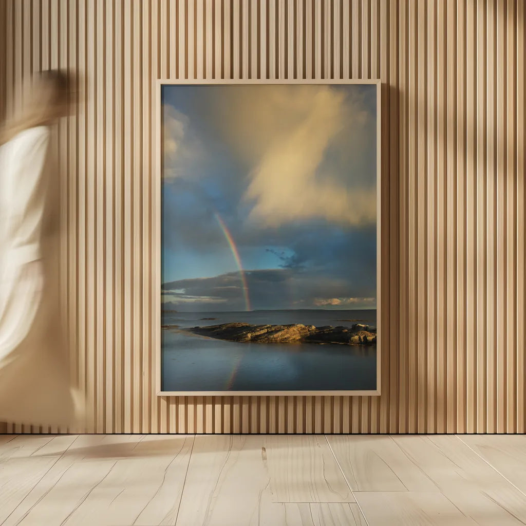 Blue Rocks by Alan Majchrowicz. shown as over sized large wall art. Available as an archival giclee rolled canvas, fine art paper, or poster print. SKU 46106h.