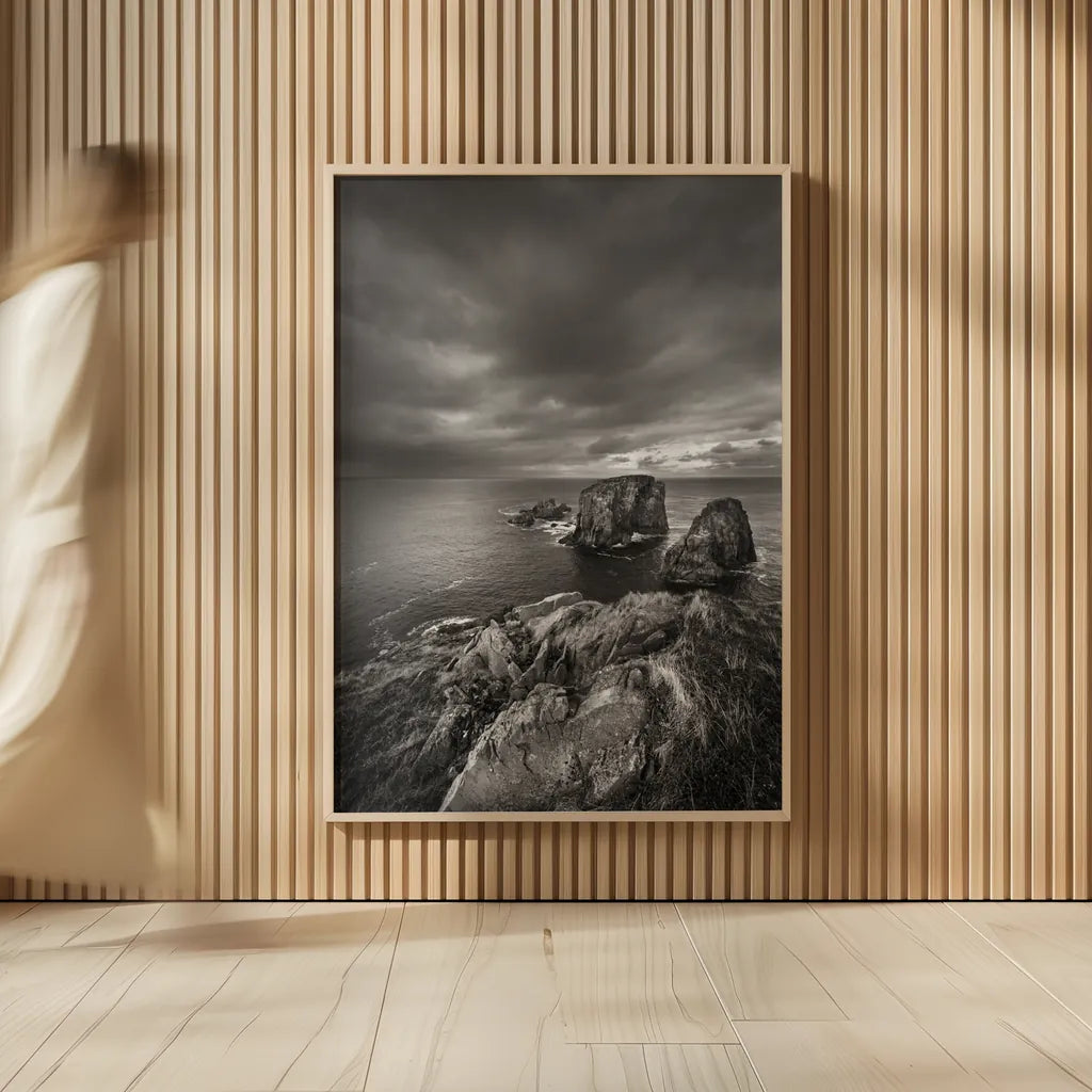 Bonavista Peninsula by Alan Majchrowicz. shown as over sized large wall art. Available as an archival giclee rolled canvas, fine art paper, or poster print. SKU 88895h.