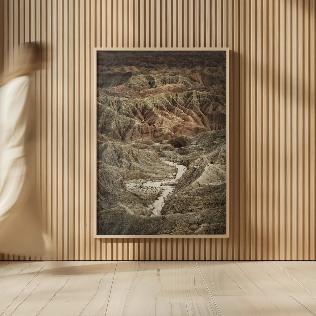 Borrego Badlands by Alan Majchrowicz. shown as over sized large wall art. Available as an archival giclee rolled canvas, fine art paper, or poster print. SKU 86296h.