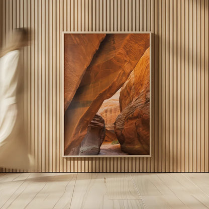 Buckskin Gulch I by Alan Majchrowicz. shown as over sized large wall art. Available as an archival giclee rolled canvas, fine art paper, or poster print. SKU 53472h.