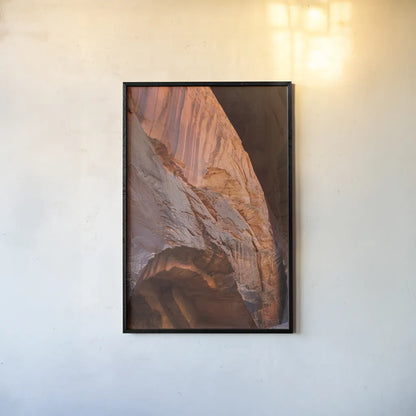 Buckskin Gulch II by Alan Majchrowicz. shown as a paper print in a black flame. Available as a archival giclee rolled canvas, fine art paper, or poster print. SKU 53473h.