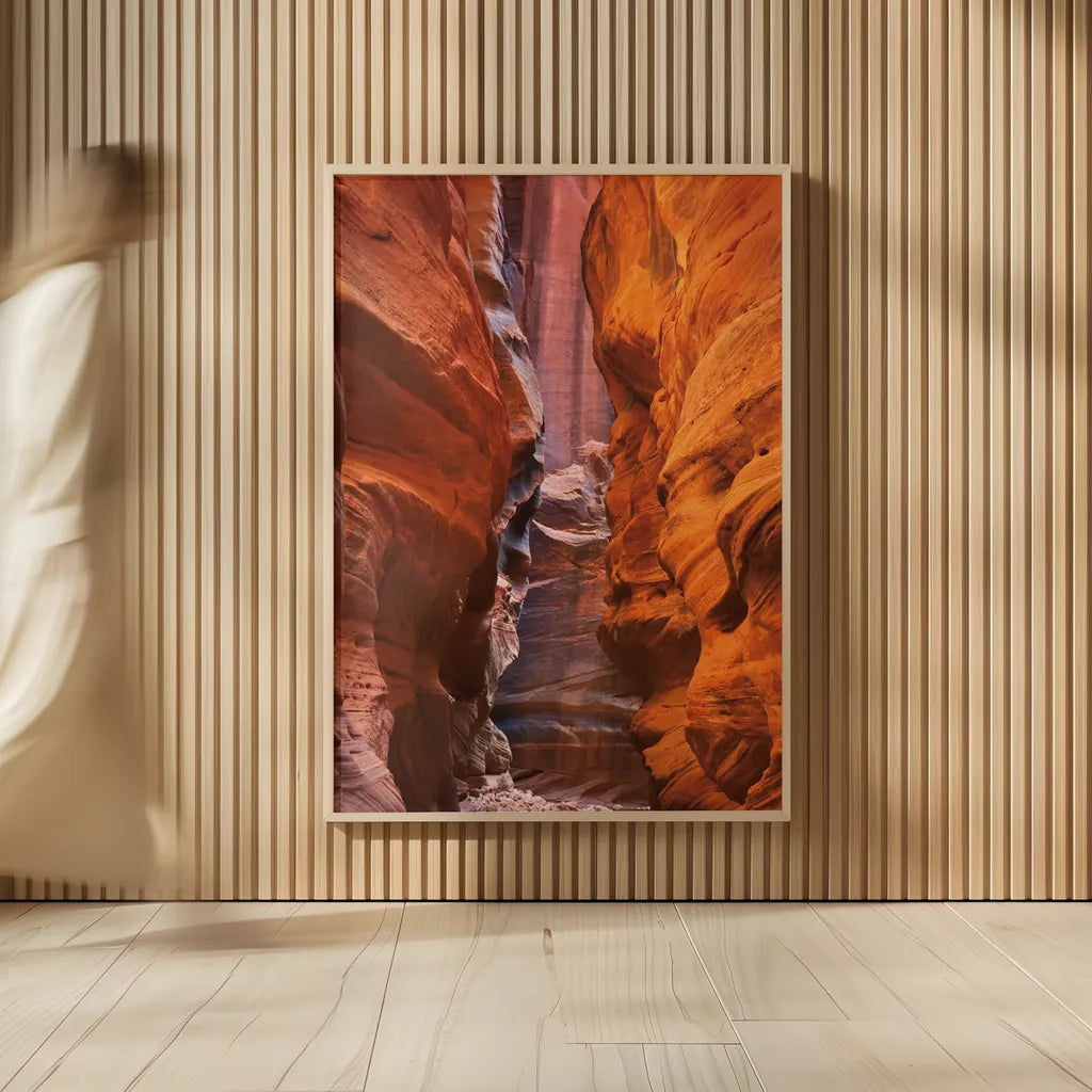 Buckskin Gulch IV by Alan Majchrowicz. shown as over sized large wall art. Available as an archival giclee rolled canvas, fine art paper, or poster print. SKU 53475h.