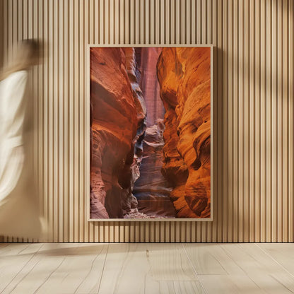 Buckskin Gulch IV by Alan Majchrowicz. shown as over sized large wall art. Available as an archival giclee rolled canvas, fine art paper, or poster print. SKU 53475h.