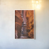 Buckskin Gulch IV by Alan Majchrowicz. shown as a paper print in a white frame. Available as a archival giclee rolled canvas, fine art paper, or poster print. SKU 53475h.