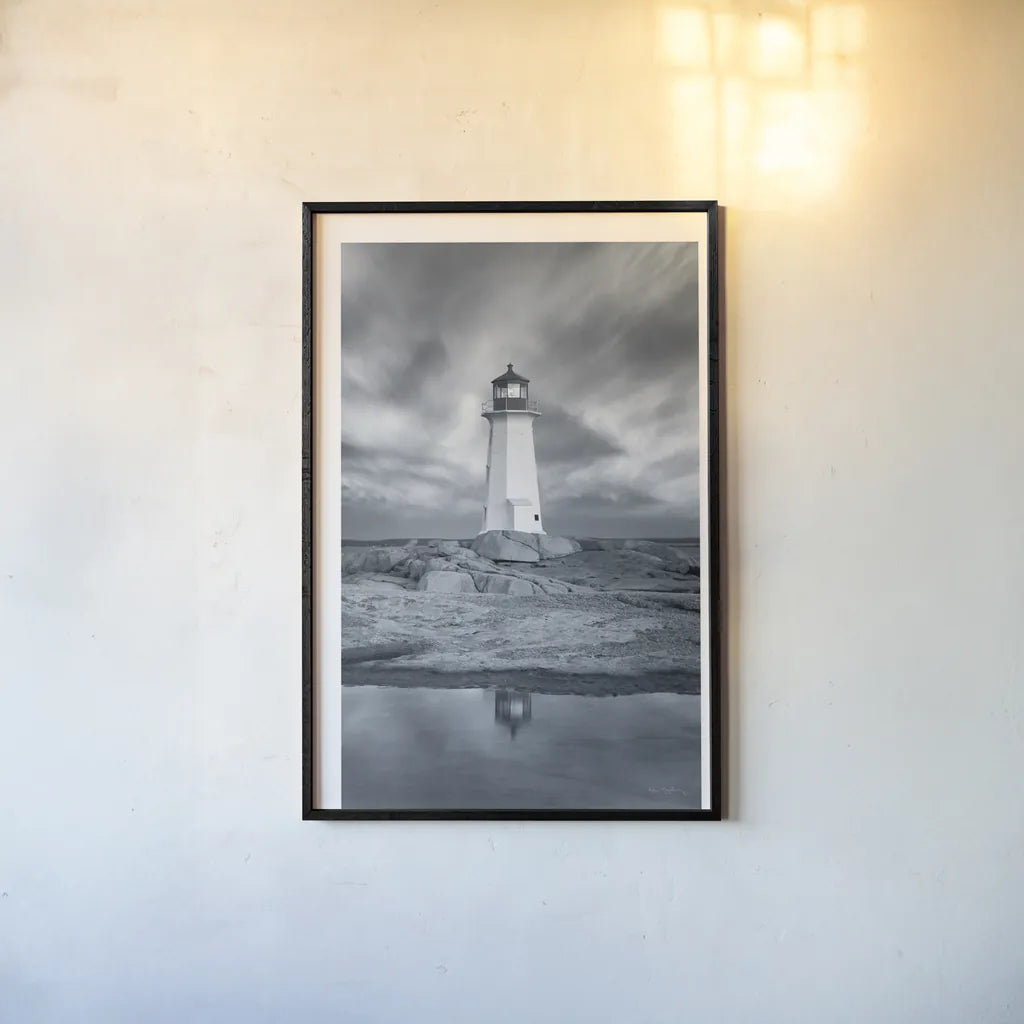 By the Sea I by Alan Majchrowicz. shown as a paper print in a black flame. Available as a archival giclee rolled canvas, fine art paper, or poster print. SKU 33897h.