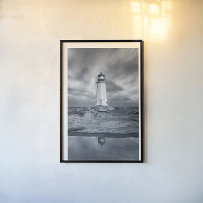 By the Sea I by Alan Majchrowicz. shown as a paper print in a black flame. Available as a archival giclee rolled canvas, fine art paper, or poster print. SKU 33897h.