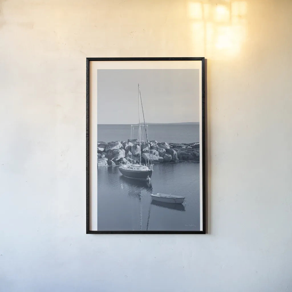 By the Sea II by Alan Majchrowicz. shown as a paper print in a black flame. Available as a archival giclee rolled canvas, fine art paper, or poster print. SKU 33898h.