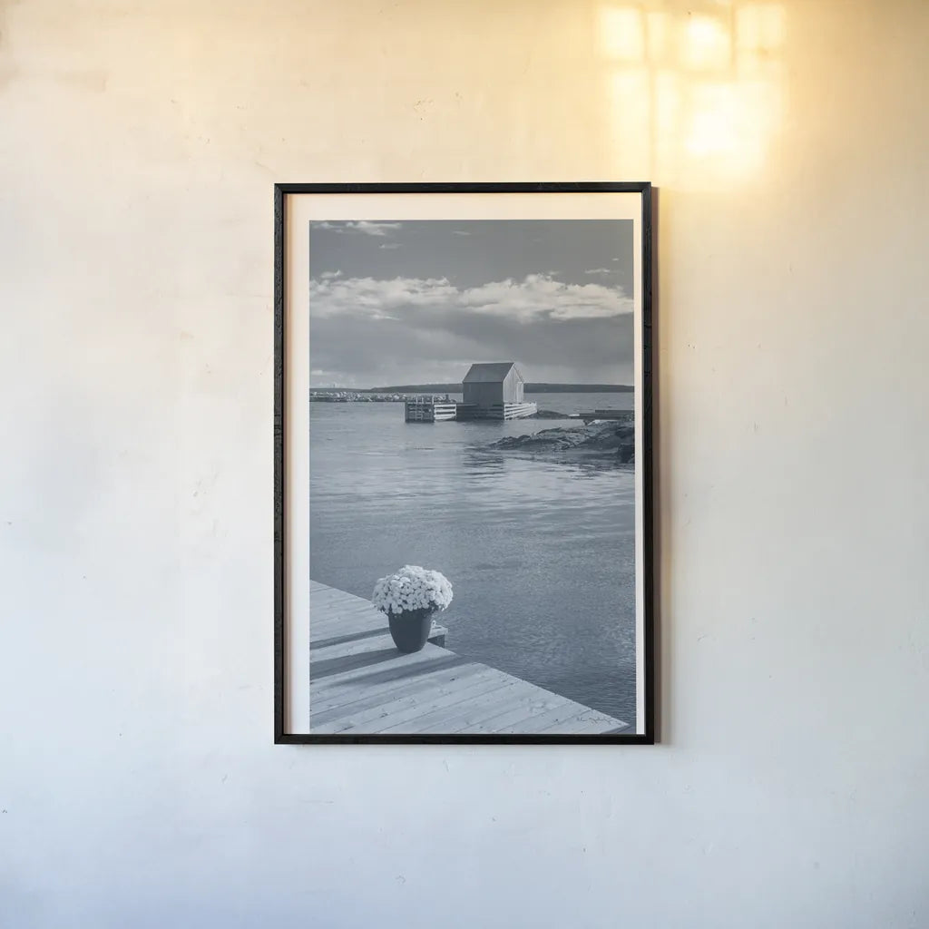 By the Sea III by Alan Majchrowicz. shown as a paper print in a black flame. Available as a archival giclee rolled canvas, fine art paper, or poster print. SKU 33899h.