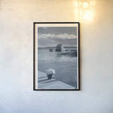 By the Sea III by Alan Majchrowicz. shown as a paper print in a black flame. Available as a archival giclee rolled canvas, fine art paper, or poster print. SKU 33899h.