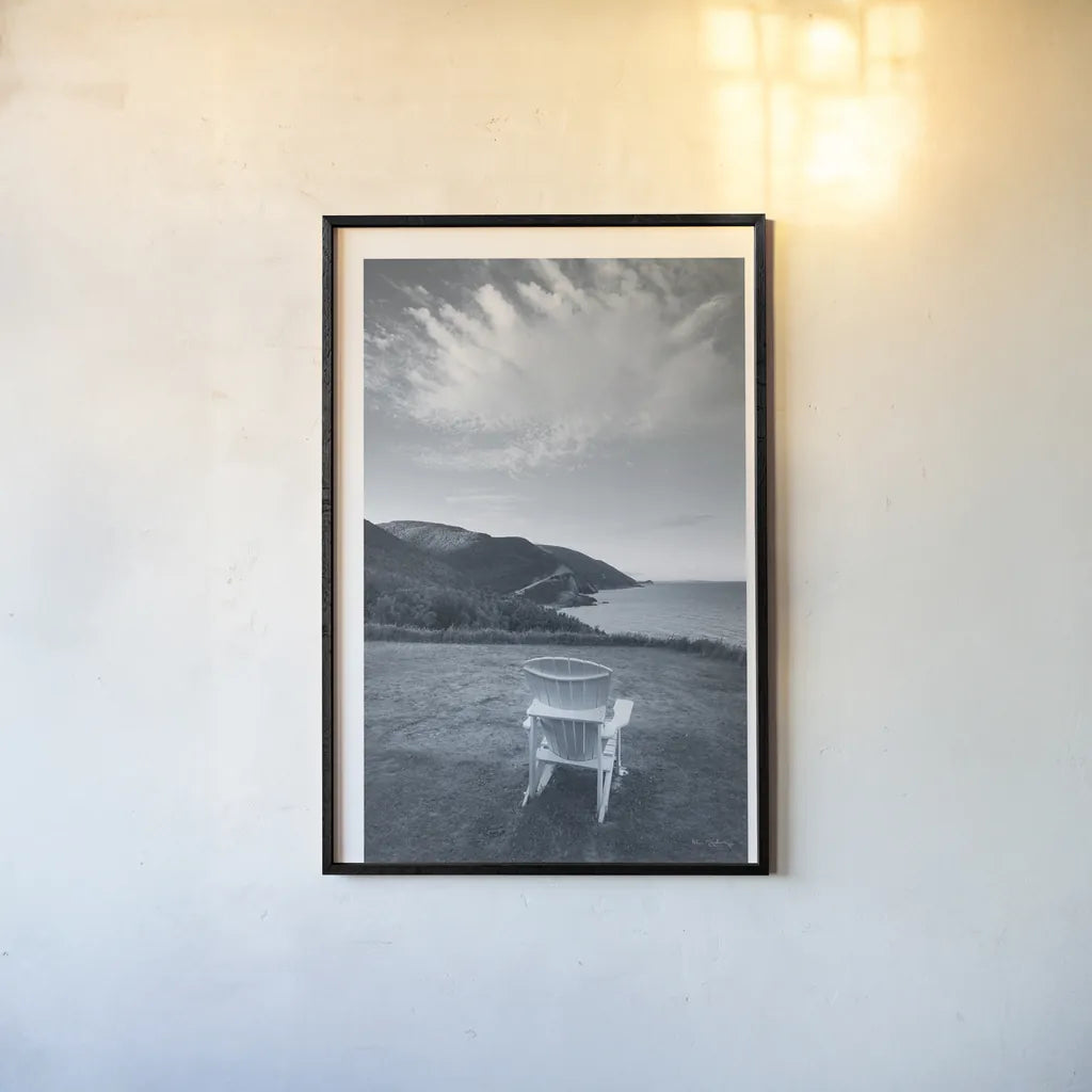 By the Sea IV by Alan Majchrowicz. shown as a paper print in a black flame. Available as a archival giclee rolled canvas, fine art paper, or poster print. SKU 33900h.