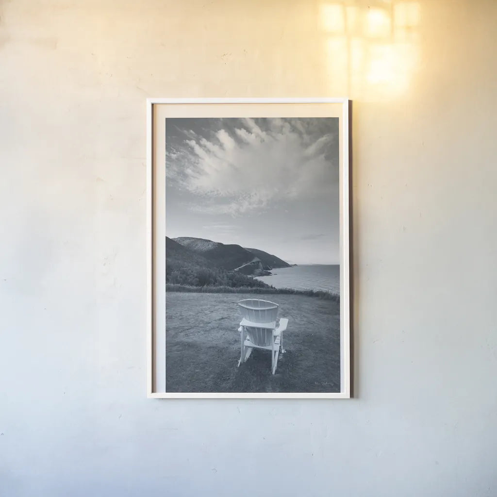 By the Sea IV by Alan Majchrowicz. shown as a paper print in a white frame. Available as a archival giclee rolled canvas, fine art paper, or poster print. SKU 33900h.