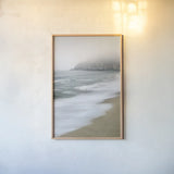 California Cove by Alan Majchrowicz. shown as a paper print in a natural frame. Available as a archival giclee rolled canvas, fine art paper, or poster print. SKU 70366h.