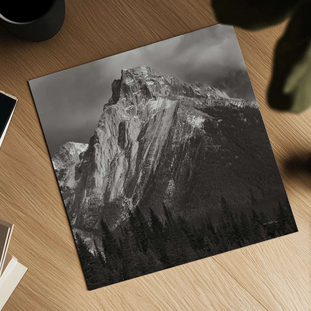 Canadian Rockies by Alan Majchrowicz. Shown as a detailed flat fine art print, highlighting archival giclee quality. Available as an archival giclee rolled canvas, fine art paper, or poster print. SKU 89102a.