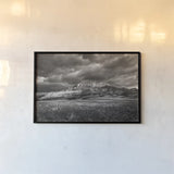 Castle Reef Mountain by Alan Majchrowicz. shown as a paper print in a black flame. Available as a archival giclee rolled canvas, fine art paper, or poster print. SKU 64538i.