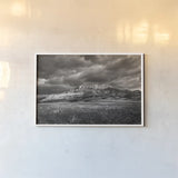 Castle Reef Mountain by Alan Majchrowicz. shown as a paper print in a white frame. Available as a archival giclee rolled canvas, fine art paper, or poster print. SKU 64538i.